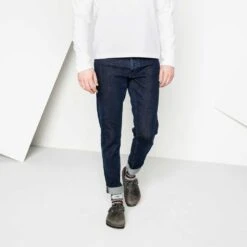 Birkenstock Women's Boston SFB Oiled Leather - Iron - Regular -Birkenstock Shop 1013255 f look m