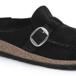 Birkenstock Women's Buckley Suede - Black- Medium/Narrow -Birkenstock Shop 1017826 detail 1 1