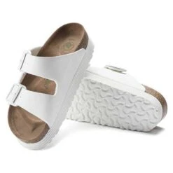 Birkenstock Arizona Platform Vegan - White- Medium/Narrow 10 Birkenstock Arizona Platform Vegan - White- Medium/Narrow -Birkenstock Shop 1018581 sole