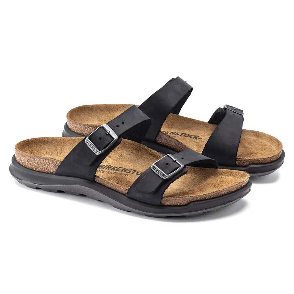 Birkenstock Women's Sierra Oiled Leather Sandal - Black - Regular/Wide 4 Birkenstock Women's Sierra Oiled Leather Sandal - Black - Regular/Wide - Image 2