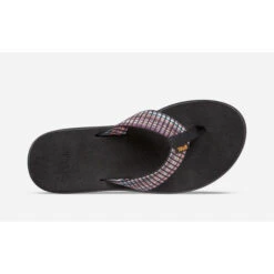 Teva Women's Voya Flip Sandal - Bar Street Multi Black- Regular (B) -Birkenstock Shop 1019040 W VoyaFlip BSMBL 6 grande e5a9ce24 c5bc 49a5 a970 9256696f79b2