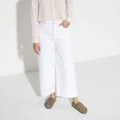 Birkenstock Women's Buckley Suede - Grey Taupe- Medium/Narrow -Birkenstock Shop 1019490 f look f 1