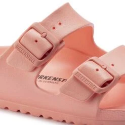 Birkenstock Arizona EVA Sandal - Coral Peach- Medium/Narrow -Birkenstock Shop 1022367 detail 1