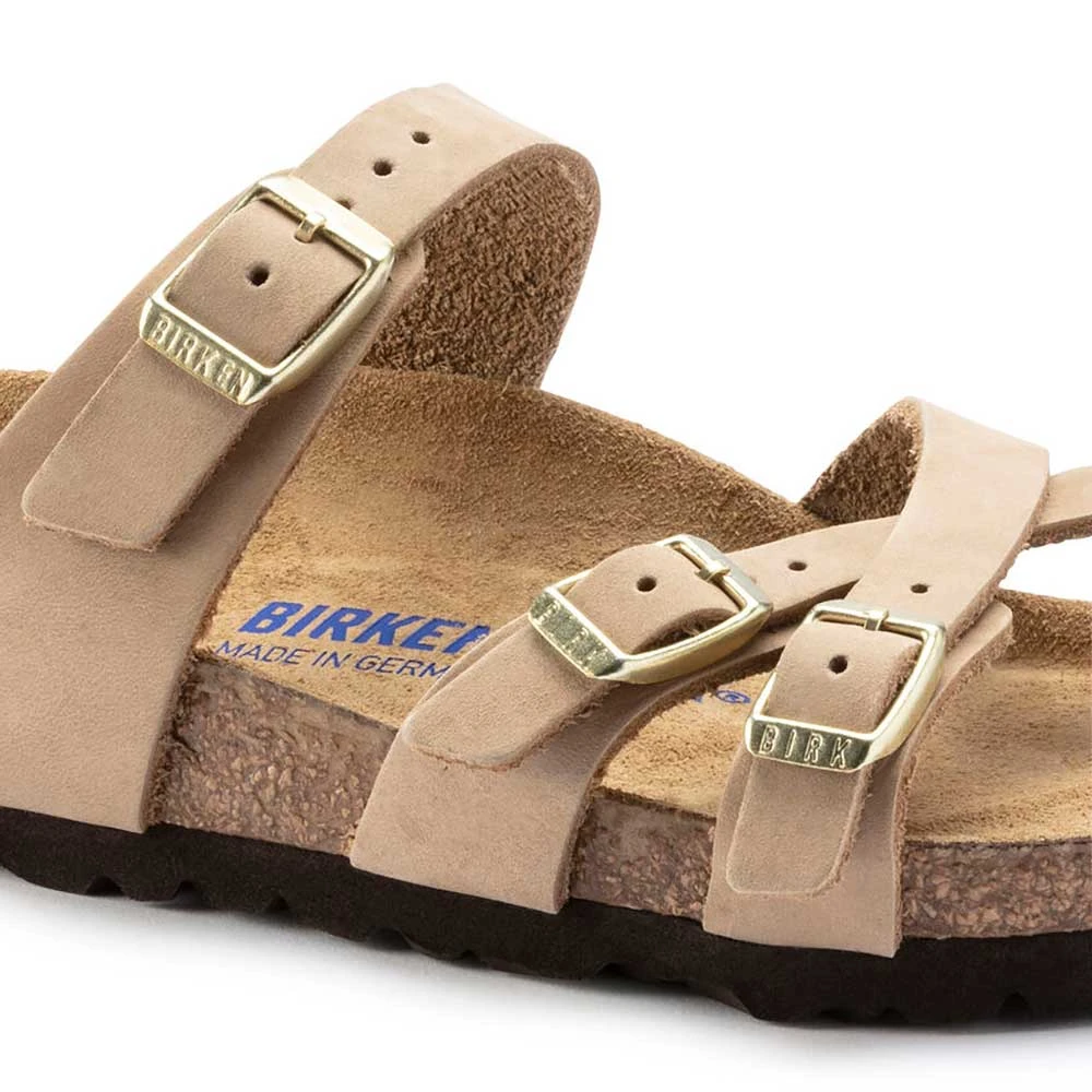 Birkenstock Women's Franca Nubuck Soft Footbed - Sandcastle- Regular/Wide 7 Birkenstock Women's Franca Nubuck Soft Footbed - Sandcastle- Regular/Wide - Image 5