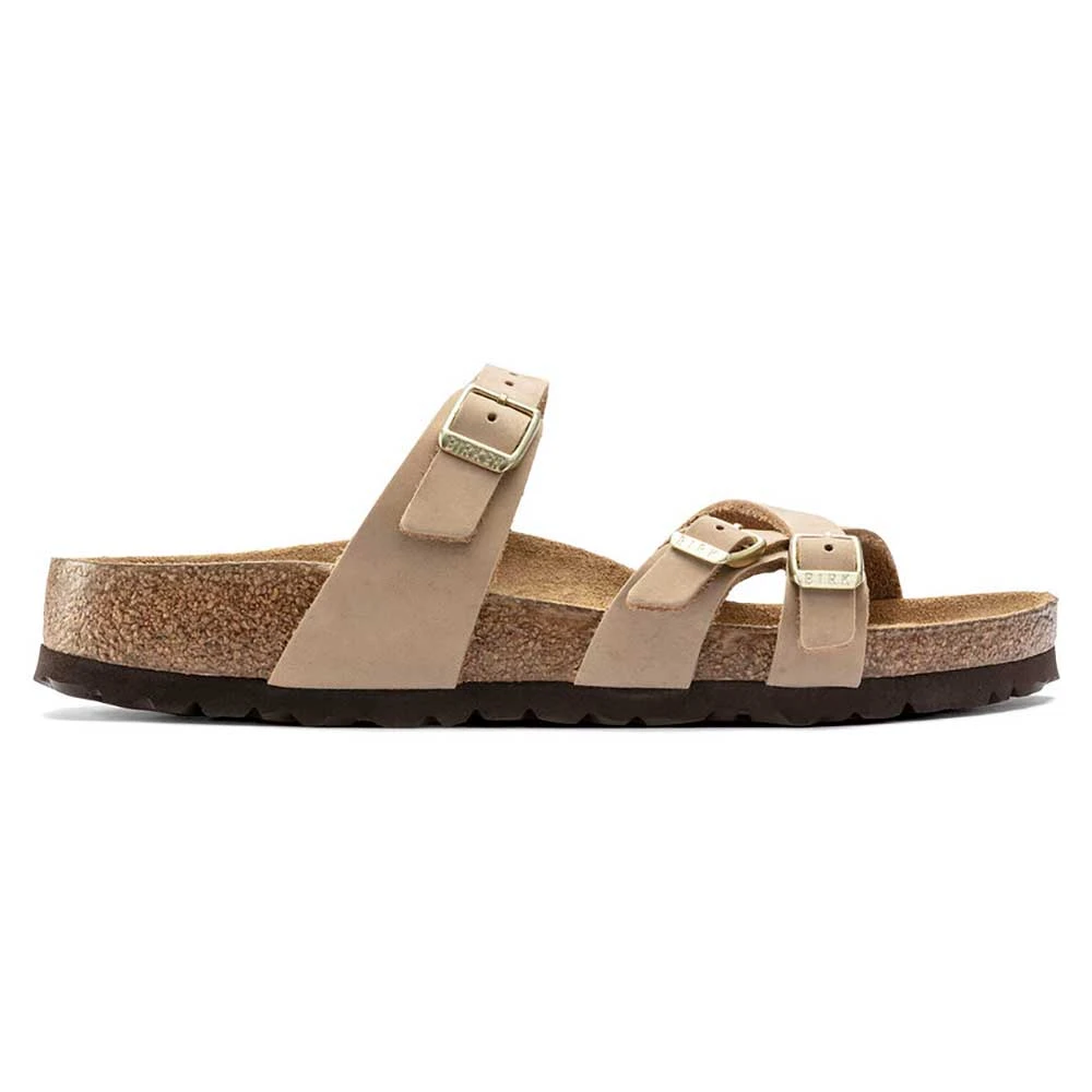Birkenstock Women's Franca Nubuck Soft Footbed - Sandcastle- Regular/Wide 5 Birkenstock Women's Franca Nubuck Soft Footbed - Sandcastle- Regular/Wide - Image 3