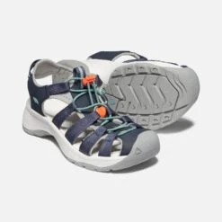 Keen Women's Astoria West Sandal - Navy/Beveled Glass- Regular (B) -Birkenstock Shop 1023587 PPS PDP 1