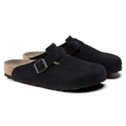 Birkenstock Women's Boston Soft Footbed - Midnight - Regular -Birkenstock Shop 1023865 pair