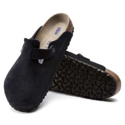 Birkenstock Women's Boston Soft Footbed - Midnight - Regular -Birkenstock Shop 1023865 sole