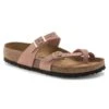 Birkenstock Women's Mayari NuBuck Soft Footbed - Old Rose- Regular/Wide -Birkenstock Shop 1023964
