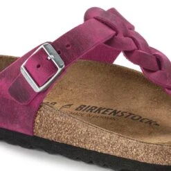 Birkenstock Women's Gizeh Braid Sandal- Festival Fuchsia- Regular/Wide -Birkenstock Shop 1023991 detail 1