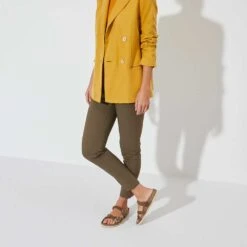 Birkenstock Women's Franca Oiled Leather Sandal - Cognac - Regular/Wide -Birkenstock Shop 1024052 f look f