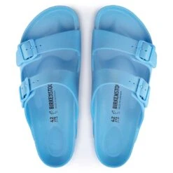 Birkenstock Women's Arizona EVA Sandal- Sky Blue- Medium/Narrow -Birkenstock Shop 1024588 1024505 top