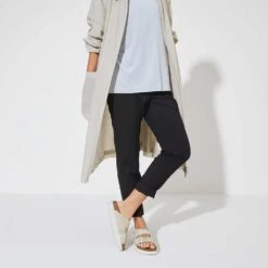 Birkenstock Women's Arizona Platform Sandal- Watercolor Pink- Medium/Narrow -Birkenstock Shop 1024597 f look f