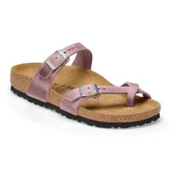 Birkenstock Women's Mayari Oiled Leather Sandal - Lavender - Regular/Wide