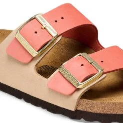 Birkenstock Women's Arizona Nubuck Sandal - Mars/Sandcastle - Regular (B) -Birkenstock Shop 1025757 detail 1
