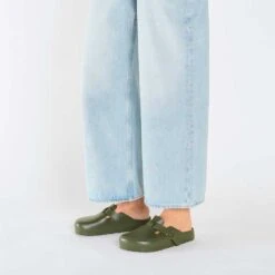 Birkenstock Women's Boston EVA Clog - Khaki - Medium/Narrow (B) -Birkenstock Shop 1026215 f look f