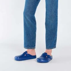 Birkenstock Women's Boston EVA Clog - Navy - Medium/Narrow -Birkenstock Shop 1026216 f look m