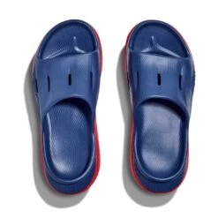 Hoka Unisex Ora Recovery Slide 3 - Bellwether Blue/Red Alert - Regular (D) 15 Hoka Unisex Ora Recovery Slide 3 - Bellwether Blue/Red Alert - Regular (D) -Birkenstock Shop 1135061 BBRA 2