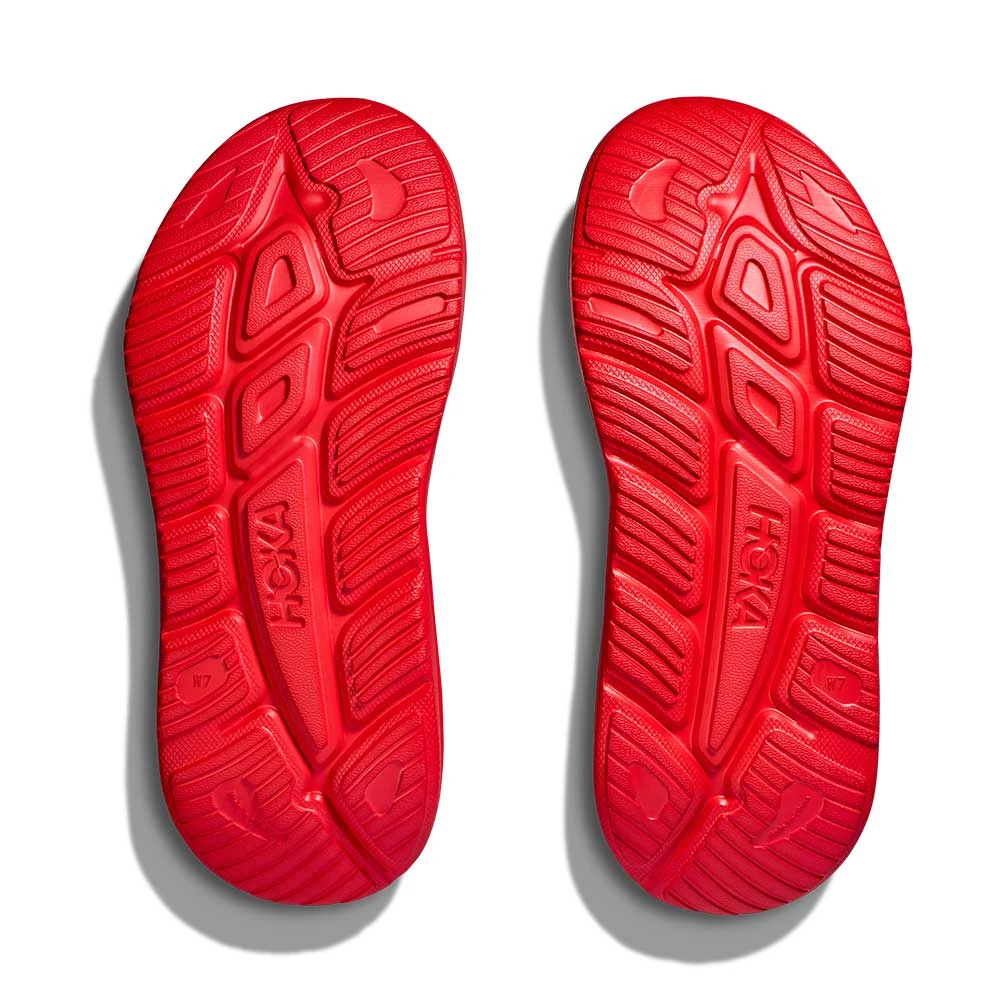 Hoka Unisex Ora Recovery Slide 3 - Bellwether Blue/Red Alert - Regular (D) 10 Hoka Unisex Ora Recovery Slide 3 - Bellwether Blue/Red Alert - Regular (D) - Image 8