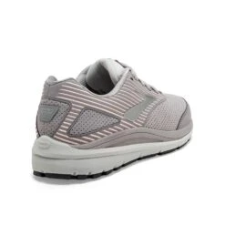 BROOKS Women's Addiction Walker Suede Walking Shoe - Alloy/Oyster/Peach- Regular (B) -Birkenstock Shop 120308 007 H Addiction Walker Suede
