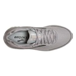 BROOKS Women's Addiction Walker Suede Walking Shoe - Alloy/Oyster/Peach- Regular (B) -Birkenstock Shop 120308 007 O Addiction Walker Suede