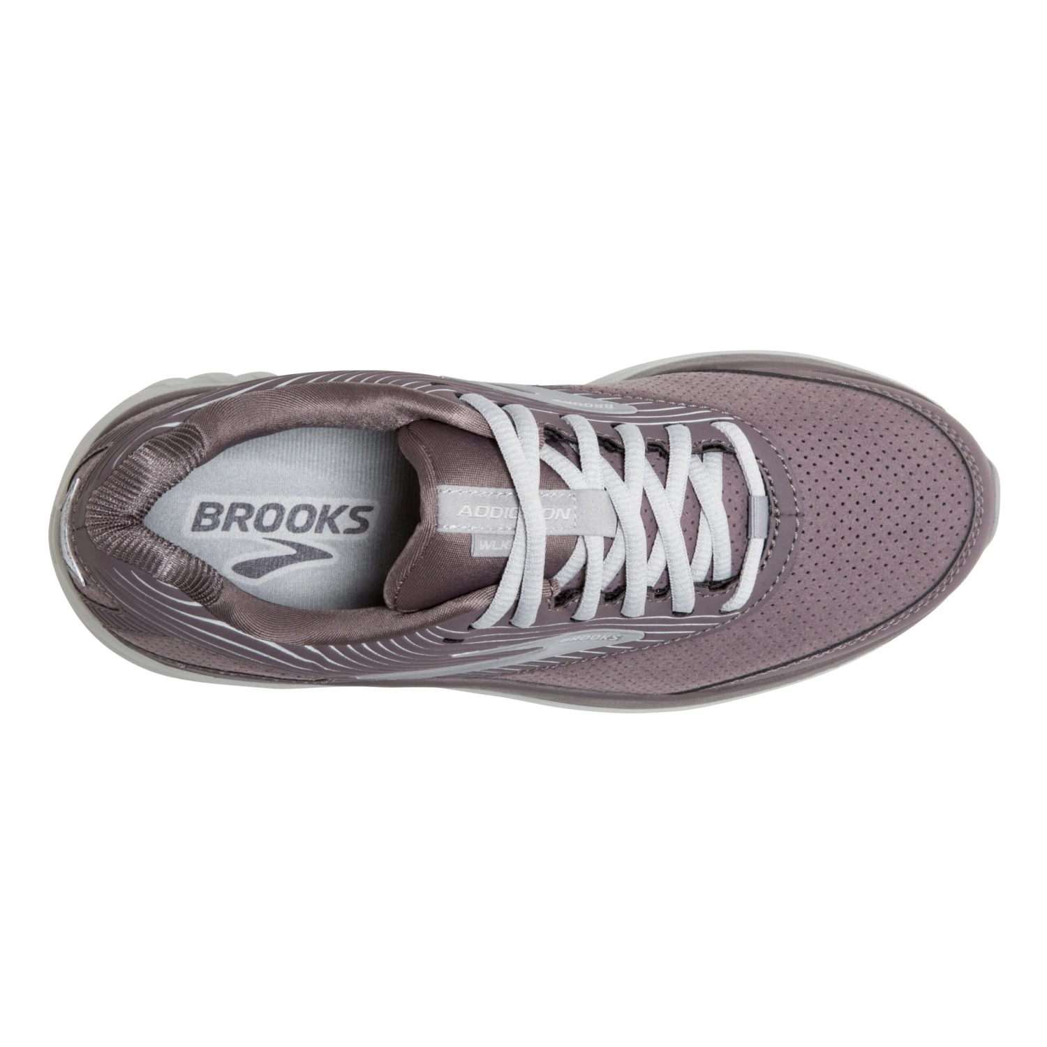 BROOKS Women's Addiction Walker Suede Walking Shoe - Shark/Alloy/Oyster - Wide (D) 7 BROOKS Women's Addiction Walker Suede Walking Shoe - Shark/Alloy/Oyster - Wide (D) - Image 5