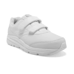 BROOKS Women's Addiction Walker VStrap 2 Walking Shoe -White/White- Wide (D) -Birkenstock Shop 120309 142 A Addiction Walker V Strap 2 56ec2654 9ce0 491f a606 0523a10b8642