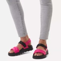 Sorel Women's Viibe Sandal - Fuchsia Fizz/Black- Regular (B) -Birkenstock Shop 2030511 650 a9