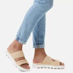 Sorel Women's Viibe Slide - Nova Sand/Sea Salt - Regular (B) -Birkenstock Shop 2030531 260 a9