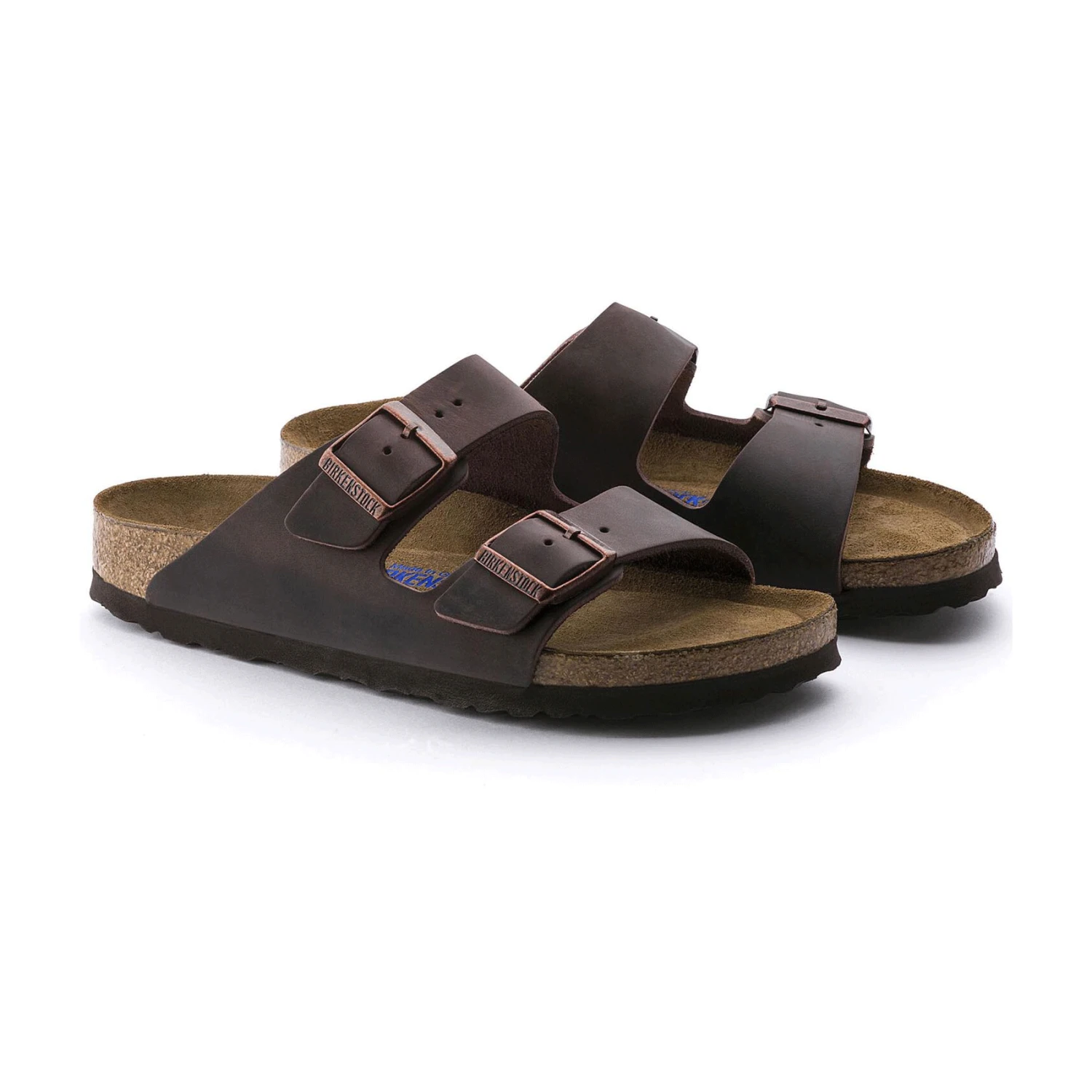 Birkenstock Arizona Soft Footbed Habana Dark Brown Oiled Leather Sandal- Regular/Wide 4 Birkenstock Arizona Soft Footbed Habana Dark Brown Oiled Leather Sandal- Regular/Wide - Image 2