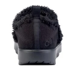 OOfos Women's OOcoozie Low Shoe Recovery Shoe - Black - Regular (B) -Birkenstock Shop 5074BLACK shot5