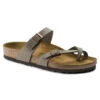 Birkenstock Mayari Cork Stone Birko-Flor Nubuck Sandal- Regular/Wide -Birkenstock Shop 71071