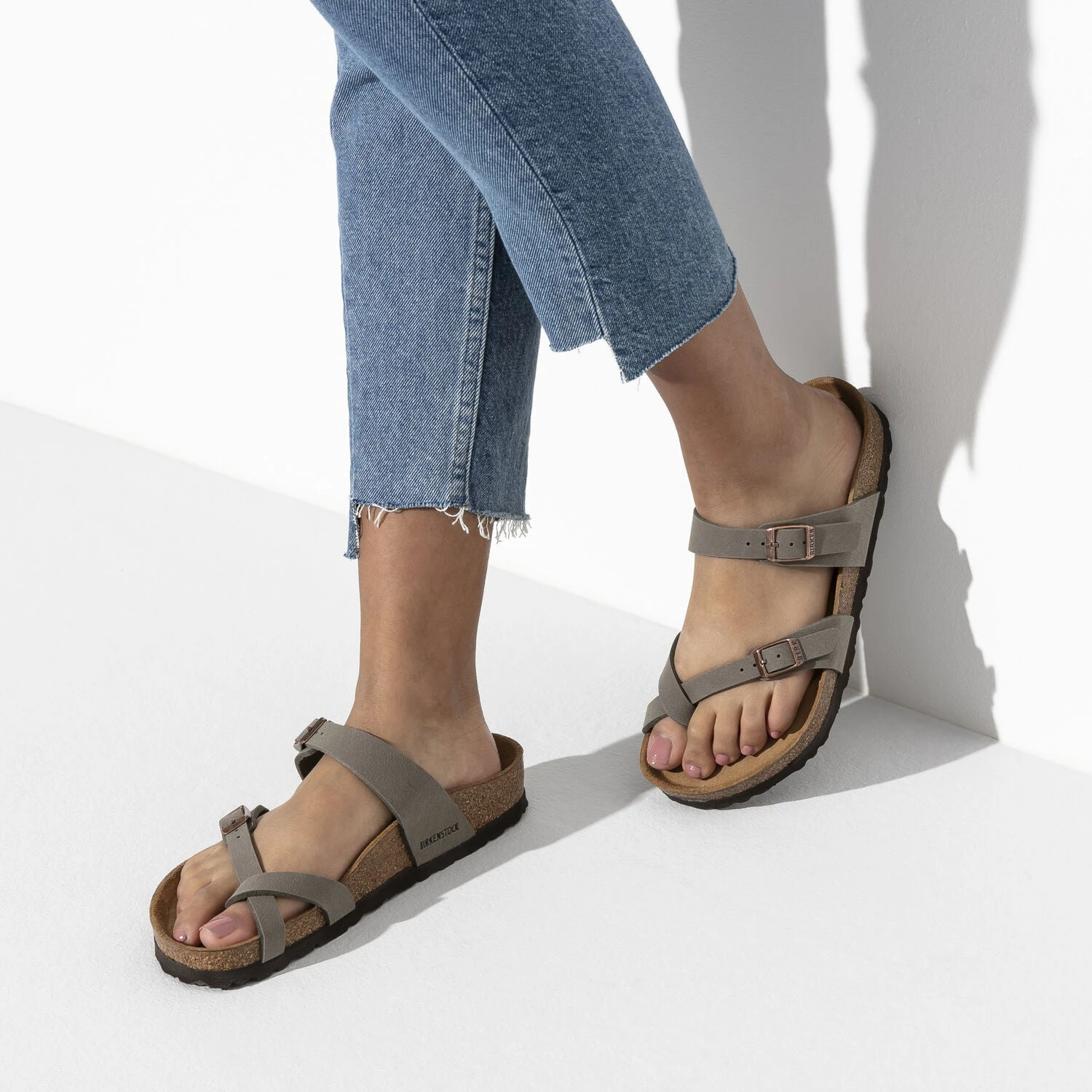 Birkenstock Mayari Cork Stone Birko-Flor Nubuck Sandal- Regular/Wide 8 Birkenstock Mayari Cork Stone Birko-Flor Nubuck Sandal- Regular/Wide - Image 6