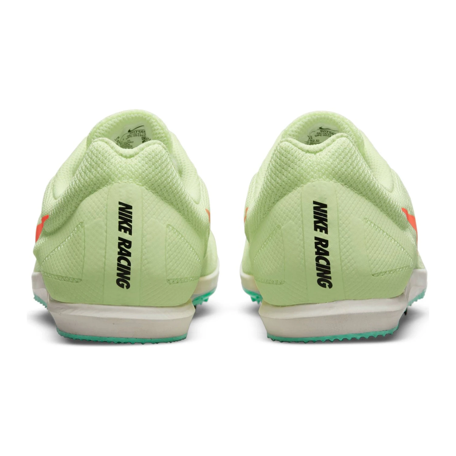 Nike Unisex Zoom Rival D Track Spike - Barely Volt/Hyper Orange/Dynamic Turq - Regular (D) 7 Nike Unisex Zoom Rival D Track Spike - Barely Volt/Hyper Orange/Dynamic Turq - Regular (D) - Image 5