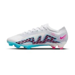 Nike Unisex Zoom Mercurial Vapor 15 Elite FG Soccer Cleats - White/Baltic Blue/Pink Blast - Regular (D) -Birkenstock Shop AURORA DJ4978 146 PHSLH001 2000