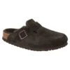 Birkenstock Boston Shearling Cork Mocha Suede- Regular/Wide -Birkenstock Shop Boston Shearling Suede Shearling Mocha Mocha 1020567 1020529 medium