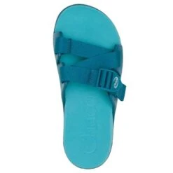 Chaco Women's Chillos Slide - Ocean Blue- Regular (B) -Birkenstock Shop CHAW JCH109118 022221 S22 TOP