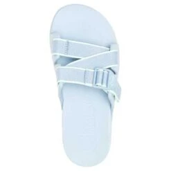 Chaco Women's Chillos Slide Sandals - Outskirt Sky Blue - Regular (B) -Birkenstock Shop CHAW JCH109126 022221 S22 TOP