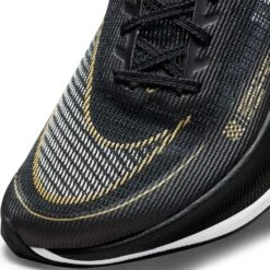 Nike Women's ZoomX Vaporfly Next % 2 Racing Shoe - Black/White/Metallic Gold Coin - Regular (B) -Birkenstock Shop CU4123 001 PHSYD001 1500