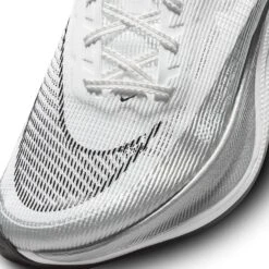 Nike Women's ZoomX Vaporfly Next% 2 Running Shoe - White/Black-Metallic Silver - Regular (B) -Birkenstock Shop CU4123 100 PHSYD001 1