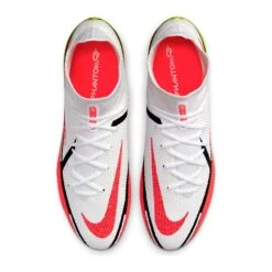 Nike Unisex Phantom GT2 Elite Dynamic Fit FG Soccer Shoes - White/Bright Crimson/Volt - Regular (D) -Birkenstock Shop CZ9889 167 PHCTH001 2000