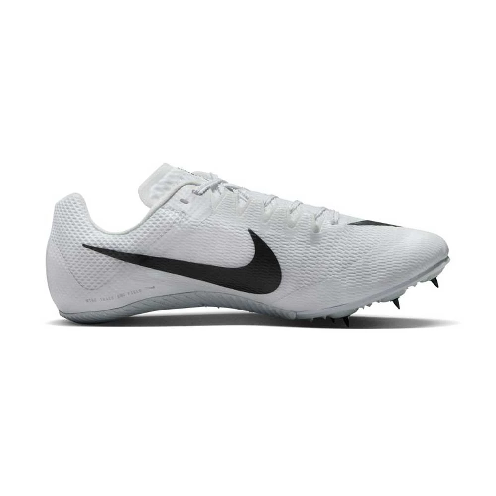 Unisex Nike Zoom Rival Sprint Spike- White/Black/Metallic Silver- Regular (D) 3 Unisex Nike Zoom Rival Sprint Spike- White/Black/Metallic Silver- Regular (D)