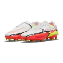 Nike Unisex Phantom GT2 Academy Flyease FG/MG Soccer Shoe - White/Bright Crimson/Volt -Birkenstock Shop DH9638 167 PHCFH001 2000