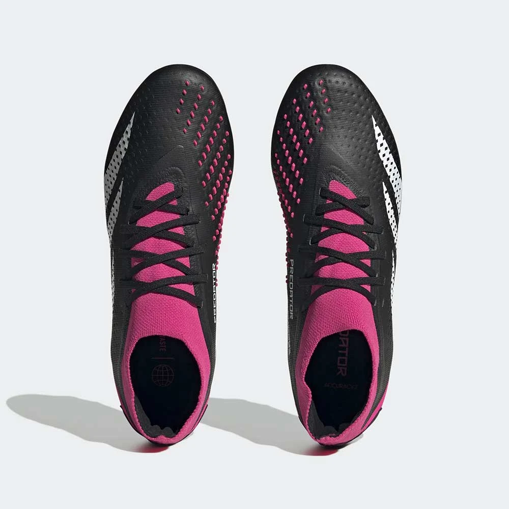 ADIDAS Unisex Predator Accuracy 2 FG Soccer Shoe - Core Black/Ftwr White/Team Shock Pink 2 - Regular (D) 7 ADIDAS Unisex Predator Accuracy 2 FG Soccer Shoe - Core Black/Ftwr White/Team Shock Pink 2 - Regular (D) - Image 5