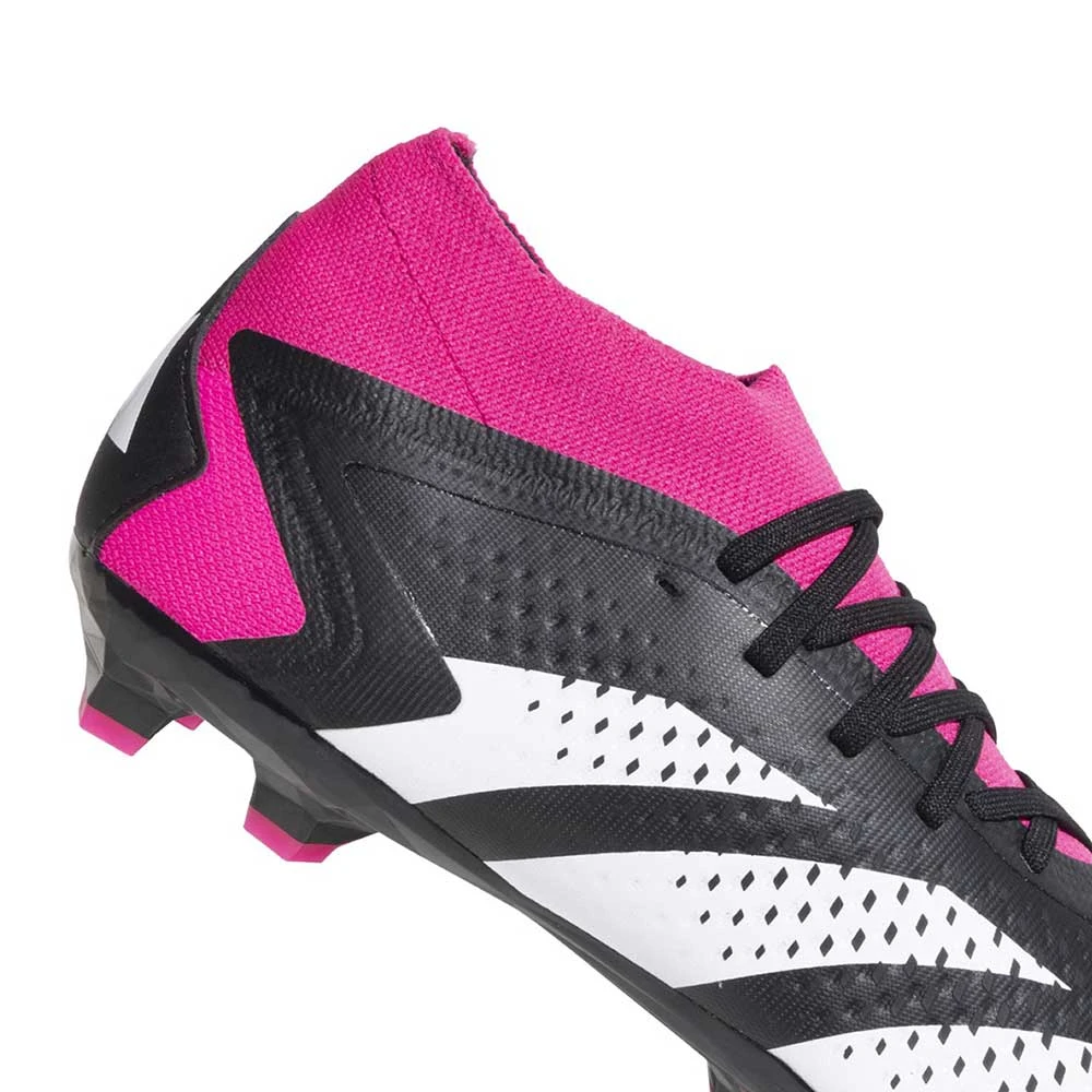 ADIDAS Unisex Predator Accuracy 2 FG Soccer Shoe - Core Black/Ftwr White/Team Shock Pink 2 - Regular (D) 4 ADIDAS Unisex Predator Accuracy 2 FG Soccer Shoe - Core Black/Ftwr White/Team Shock Pink 2 - Regular (D) - Image 2