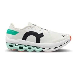 On Running Women's Cloudboom Echo Running Shoe - White/Mint - Regular (B)
