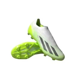 ADIDAS Unisex X Crazyfast .1 Laceless FG Soccer Cleat - Cloud White / Core Black / Lucid Lemon - Regular (D) 6 ADIDAS Unisex X Crazyfast .1 Laceless FG Soccer Cleat - Cloud White / Core Black / Lucid Lemon - Regular (D) -Birkenstock Shop X CRAZYFAST.1 LL FG White GY7378 HM1
