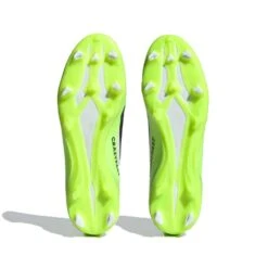 ADIDAS Unisex X Crazyfast .3 Laceless FG Soccer Cleat - Cloud White / Core Black / Lucid Lemon- Regular (D) -Birkenstock Shop X CRAZYFAST.3 LL FG White HQ4515 03 standard