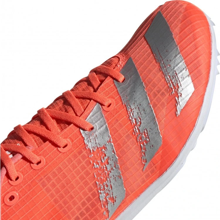 ADIDAS Women's Distancestar Track Spike - Signal Coral/Silver/White- Regular (B) 9 ADIDAS Women's Distancestar Track Spike - Signal Coral/Silver/White- Regular (B) - Image 7