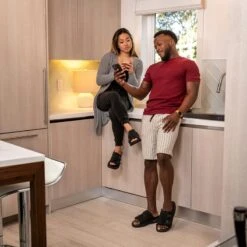 Women's KO-Z Slide Sandal - Black/Dark Grey- Regular (B) -Birkenstock Shop womens ko z slide black dark grey ls 1 800x 16c6478f 05f1 4343 8703 6ae9ad8a69ba